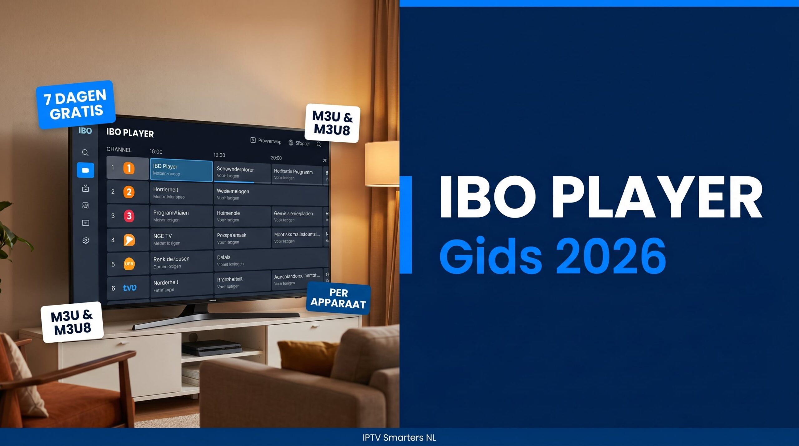 IBO Player: alles wat je moet weten in 2026 (kosten, installatie en playlists)